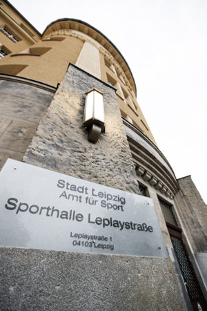 Sporthalle Leplaystrasse in Leipzig
